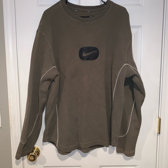 Dark green Nike crew neck - Picture 1 of 3